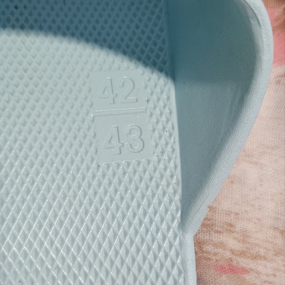 MOSES Pastel Blue Slide Sandals Size 42/43 Us 11/12 - Picture 3 of 5